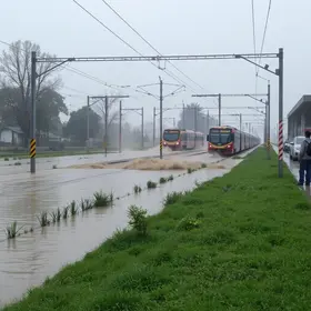 alagamento na Linha 7-Rubi