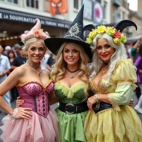 Glinda no desfile da Colorado do Brás