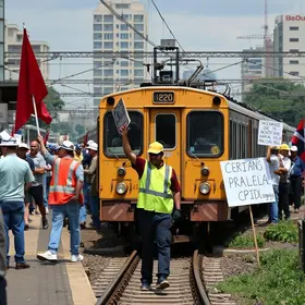greve dos ferroviários