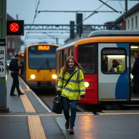 mulher cai entre trem e plataforma