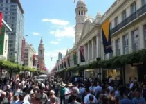 tumulto na inauguração do shopping