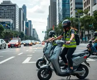 fiscalização de patinetes e bicicletas elétricas