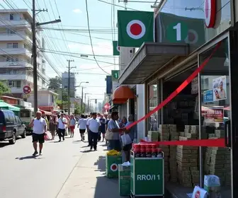 inauguração de loja