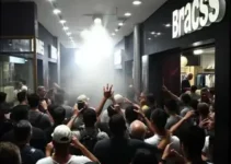 inauguração de loja no Brás